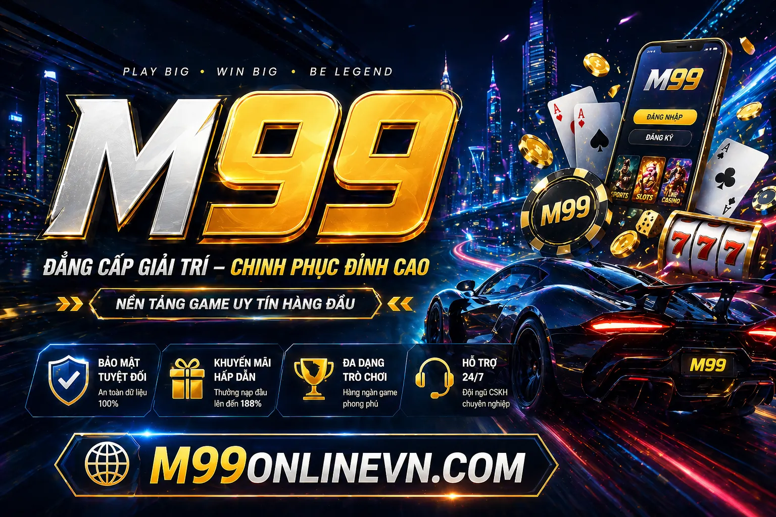 Giao diện ứng dụng Betcom trên điện thoại di động